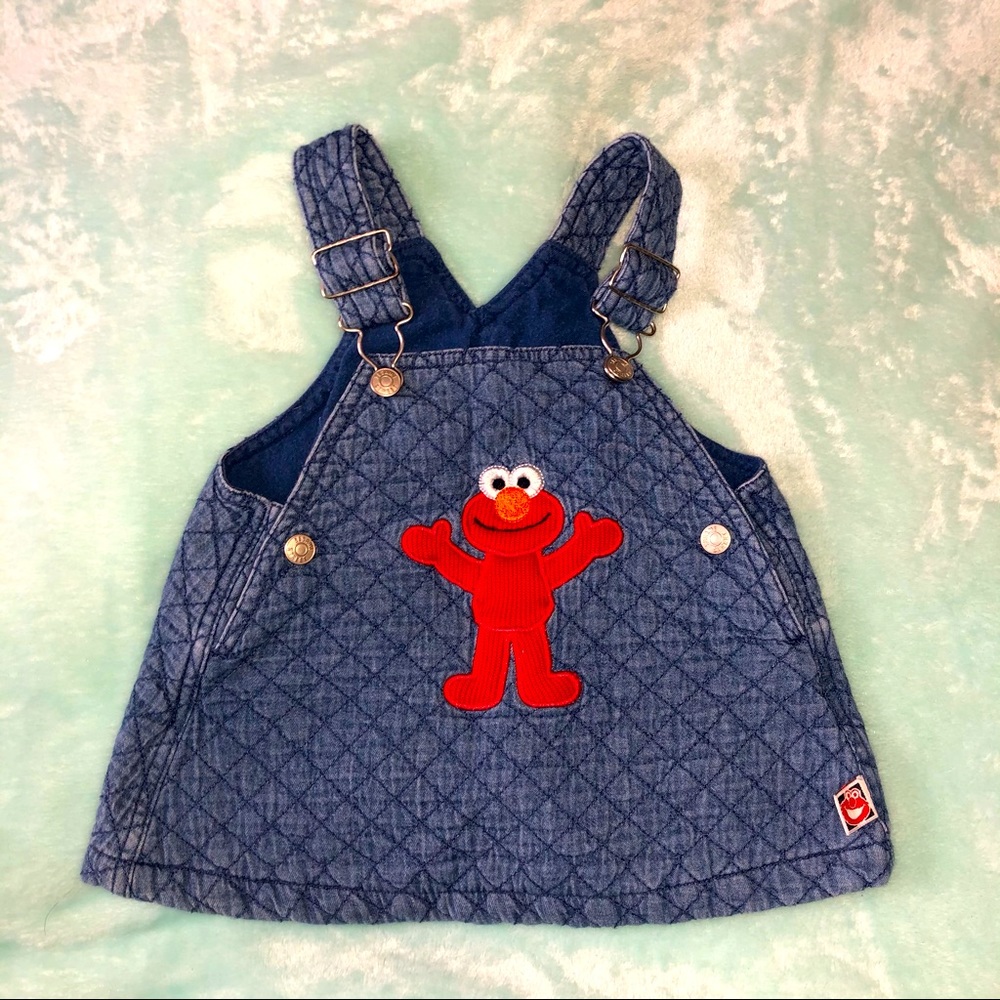 Elmo Overall Dress
